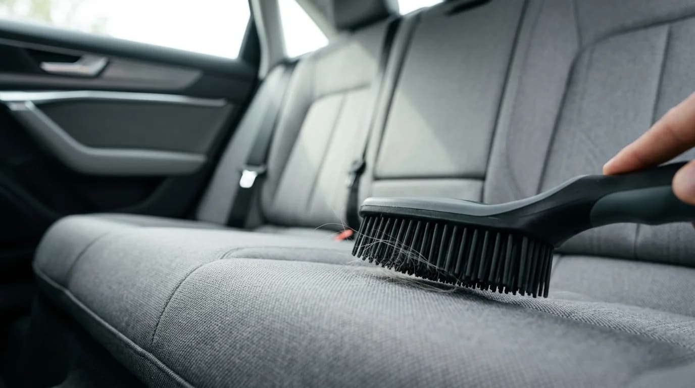 Hondenharen en kattenharen uit je auto verwijderen