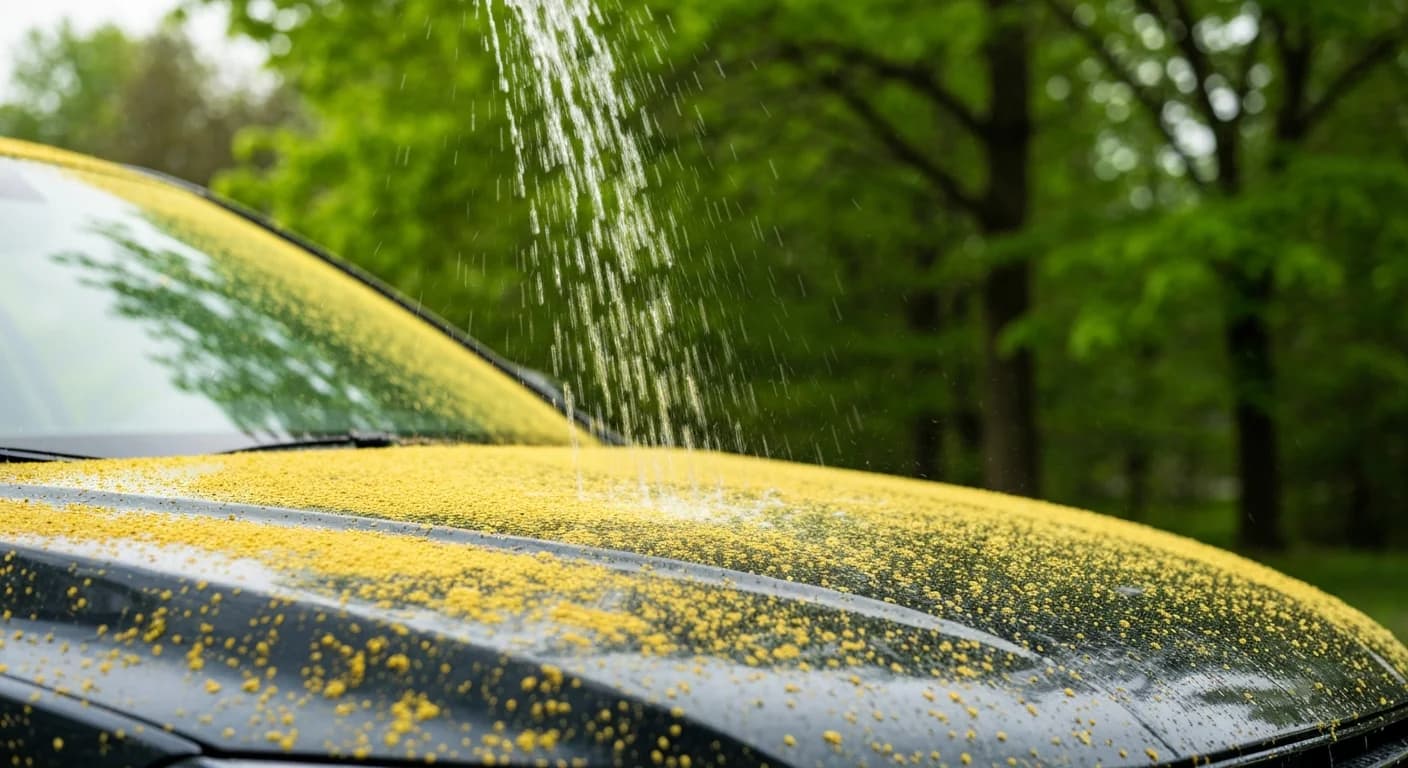 Removing Pollen, Tree Sap & Bird Droppings: Spring Paint Care